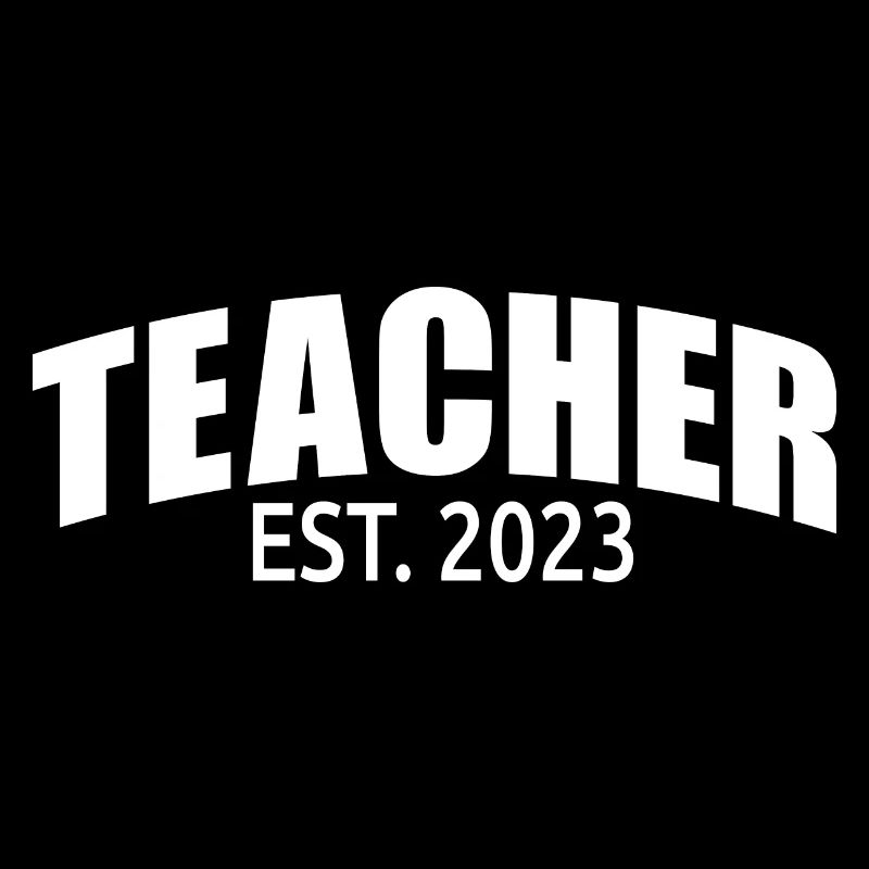 Enseignant Est. 2023 Diplôme d’enseignant Cadeau d’enseignant