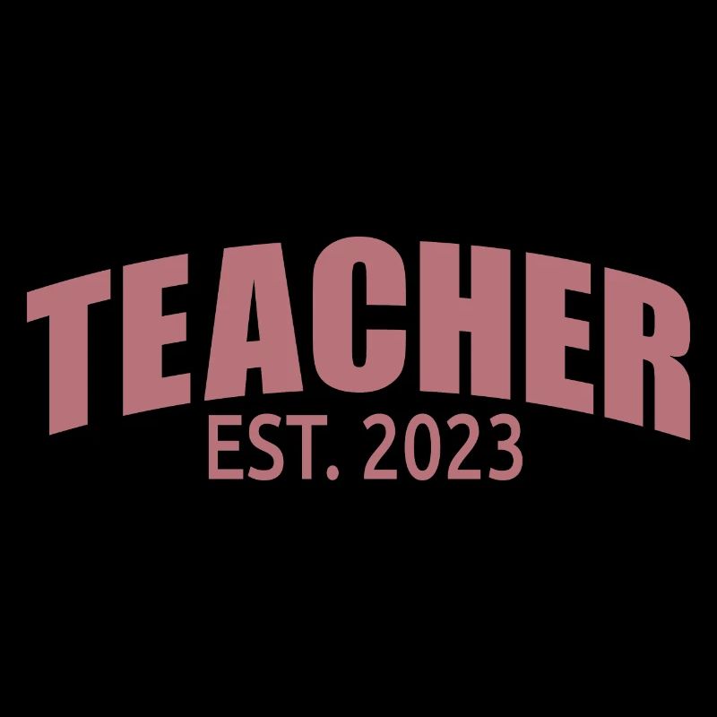 Enseignant Est. 2023 Diplôme d’enseignant Cadeau d’enseignant