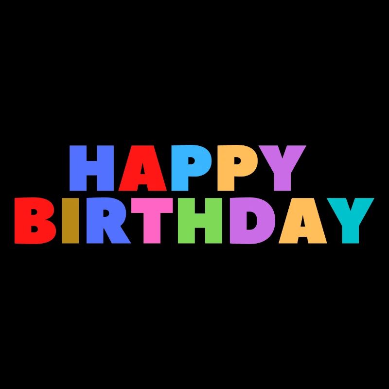 Joyeux anniversaire Salutation d’anniversaire Cadeau d’anniversaire
