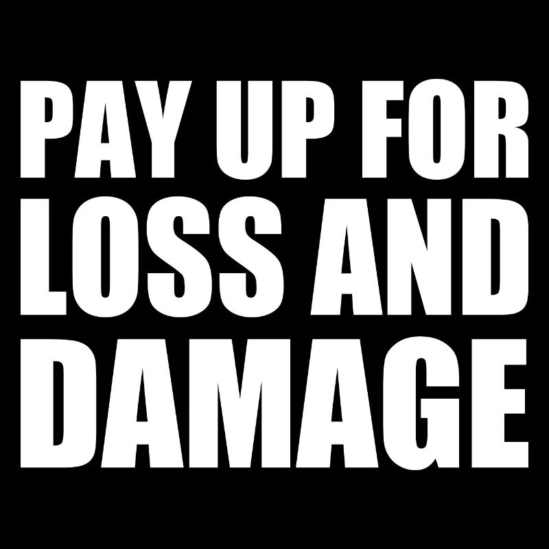 Pay up for loss and damage
