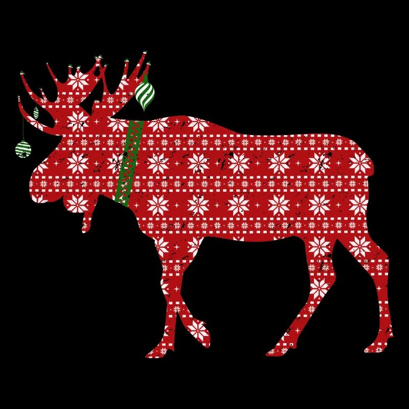 Weihnachten Elch ugly Sweater
