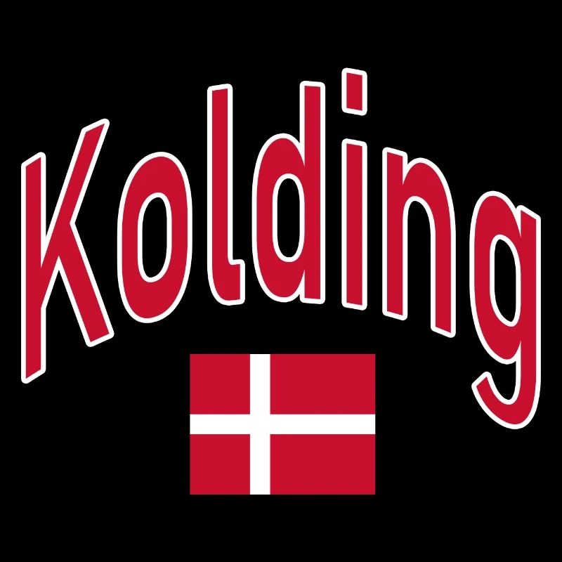 Drapeau de Kolding Danemark