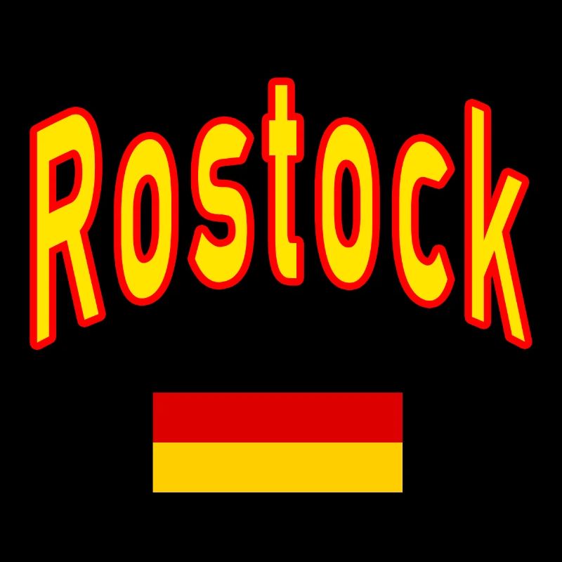 Drapeau de l’Allemagne de Rostock