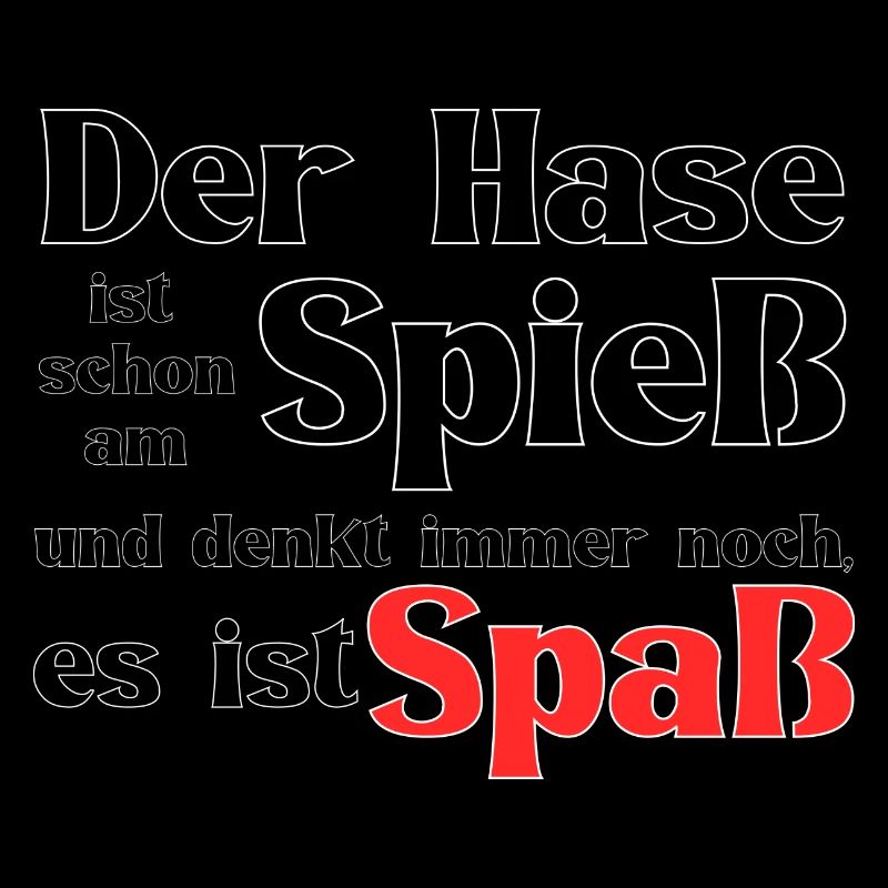 Der Hase ist schon am Spieß