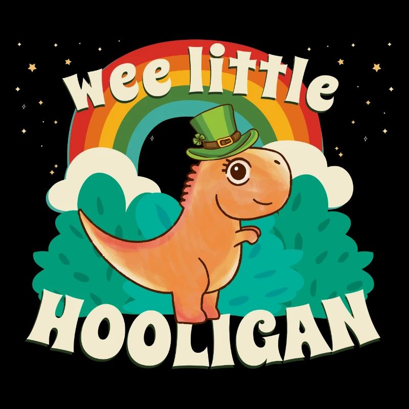 KLEINER HOOLIGAN Dinosaurier Kinder St Patrick s