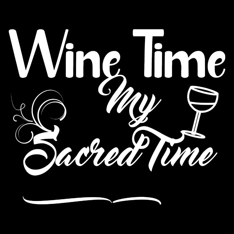Wine Time - Weißes Design
