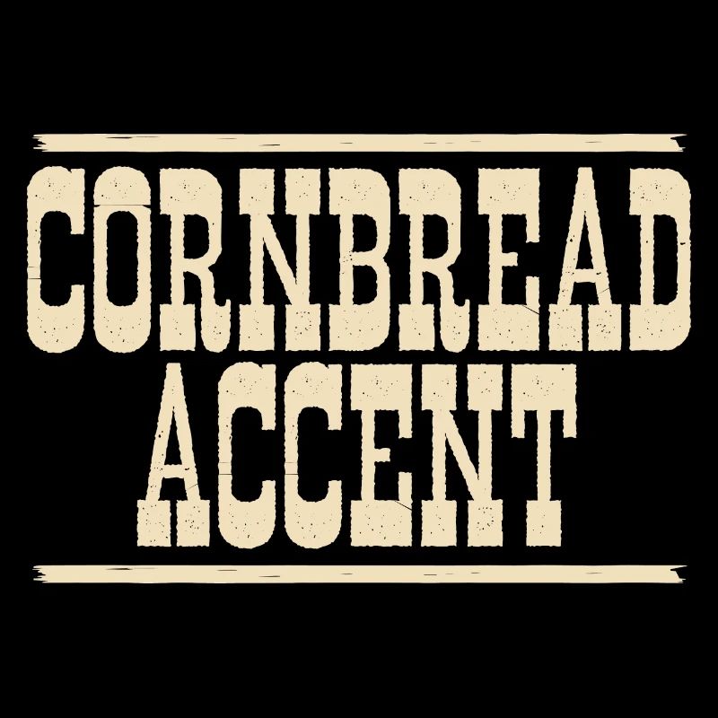 Cornbread Accent Drôle de filles du Sud Cowboy