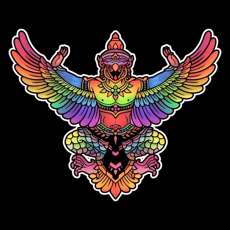 Garuda rainbow Indonésie