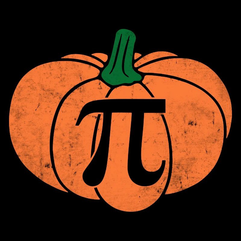 Distressed Pumpkin Pi Math Teacher Haloween