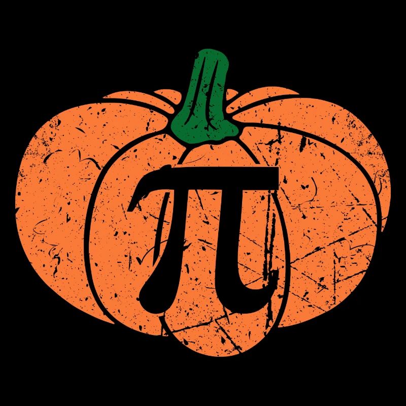 Distressed Pumpkin Pi Math Teacher Haloween