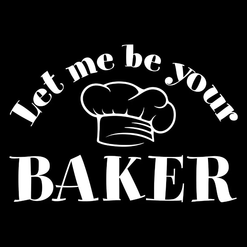 Lass mich Dein Bäcker sein mit Bäckermütze