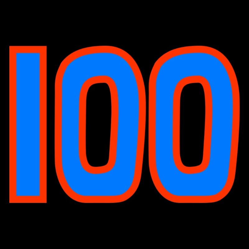 100. 100 YEARS. 100th ANNIVERSARY. 100 BIRTHDAY