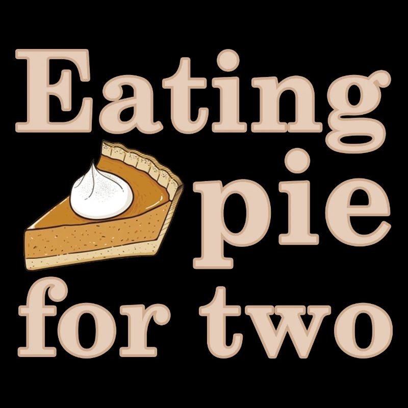 Annonce de bébé mangeant une tarte pour deux Thanksgiving