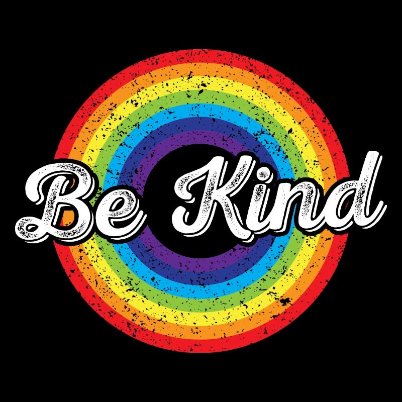 LGBTQ Be Kind Gay Pride LGBT Ally Rainbow Flag
