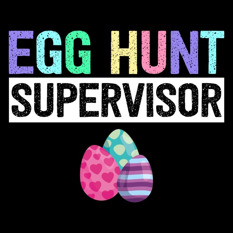 Eiersuche Supervisor Eierjagd Party Mama Papa
