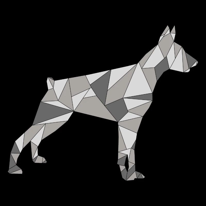 GEOMETRISCHER DOBERMAN