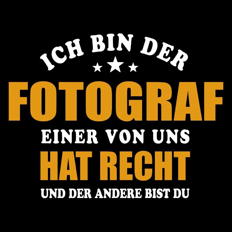 Ich bin der Fotograf - einer von uns hat Recht