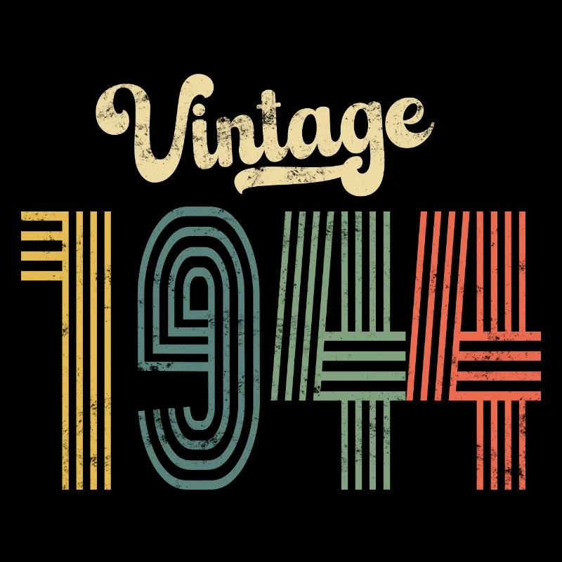 80ème Anniversaire Vintage 1944