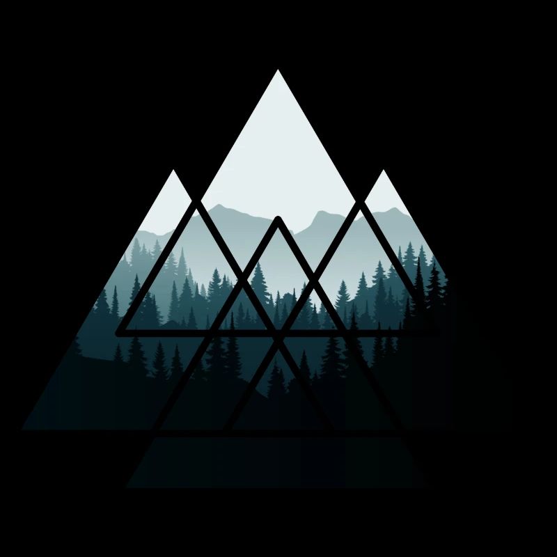 Forêt Arbre Arbres Nature Triangle Forester