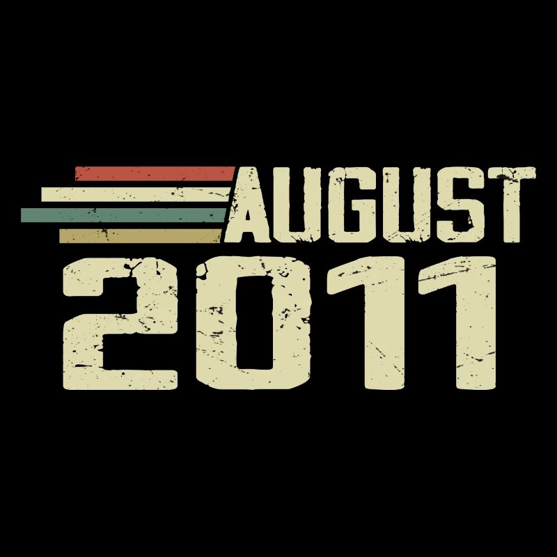 Geboren August 2011 Jubiläum August 2011 Jahrgang