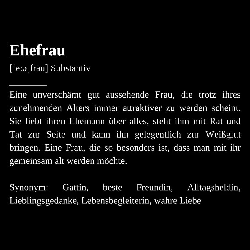 Die Ehefrau Beschreibung einer Ehefrau beste Frau