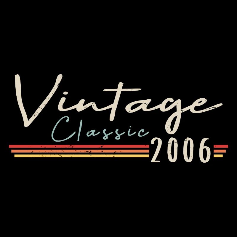 Vintage Original since 2006 Geburtstag Retro 2006