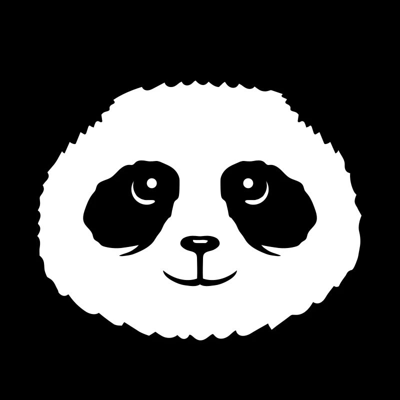 Panda Bear Face Mignon Kawaii Sourire Mignon