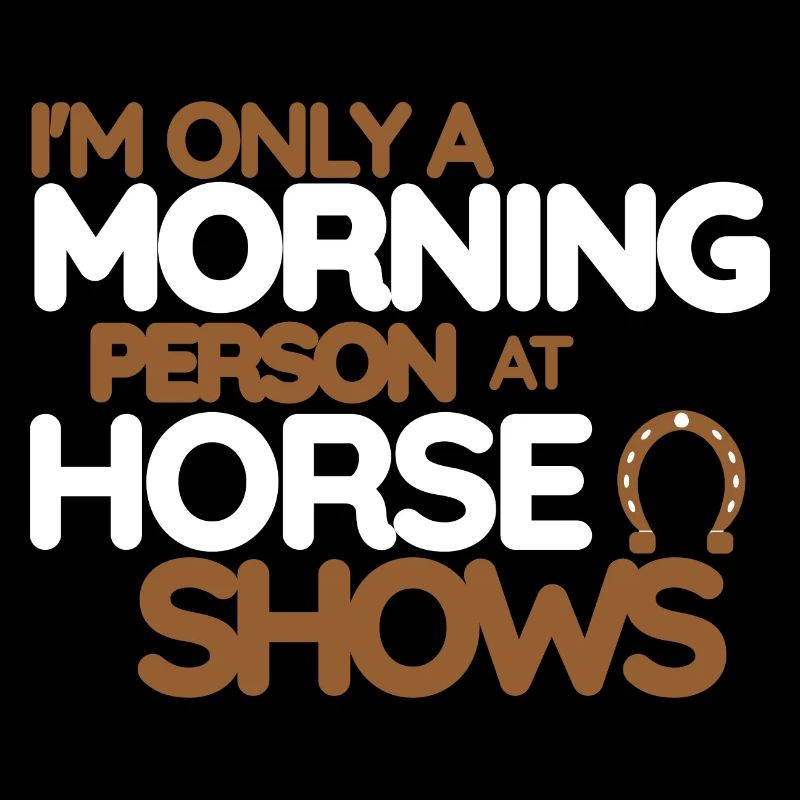 Ich bin nur ein Pferdemensch bei Pferdeshows