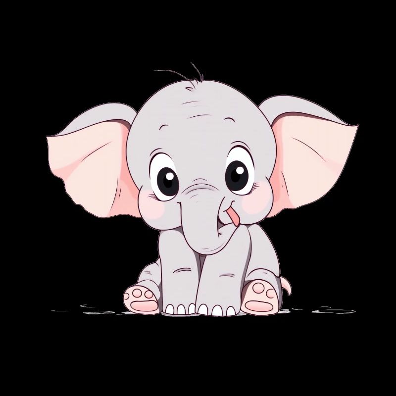 Cute little elephant