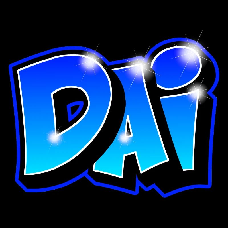 Graffiti "DAI" printable on any medium