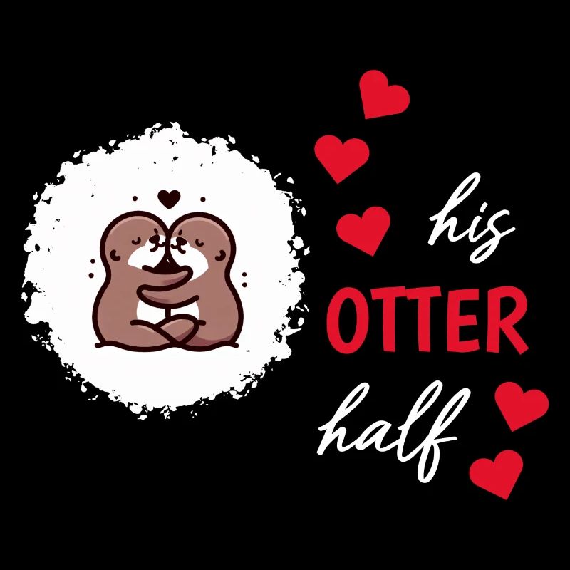 Otter half liebe geschenk