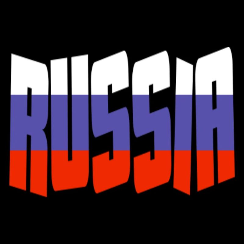 Couleurs des lettres du drapeau de la Russie