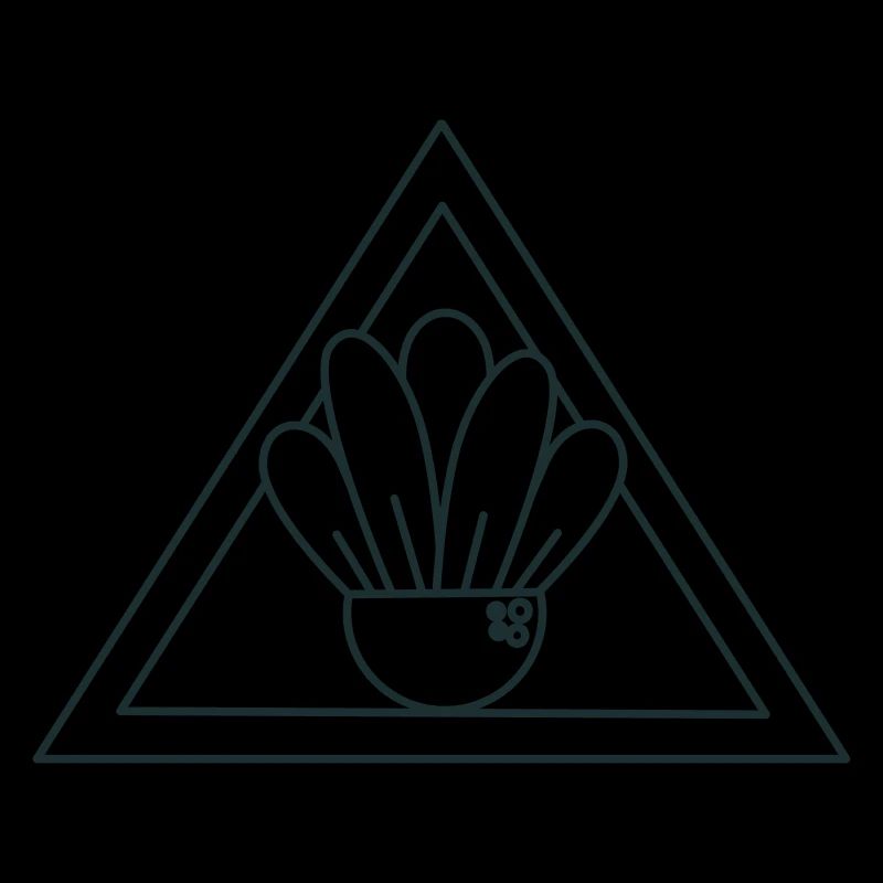 Plante POT dans un triangle