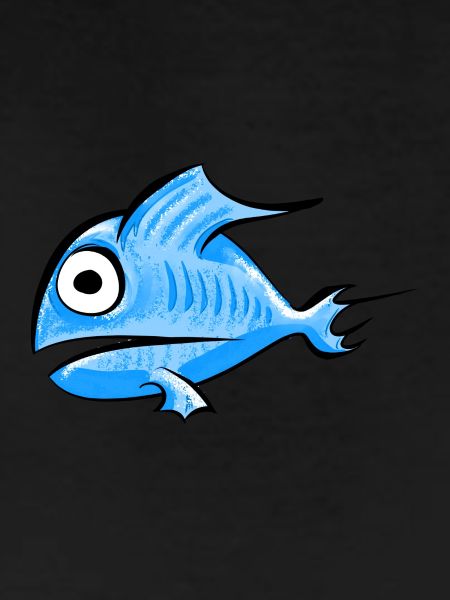Fish blue