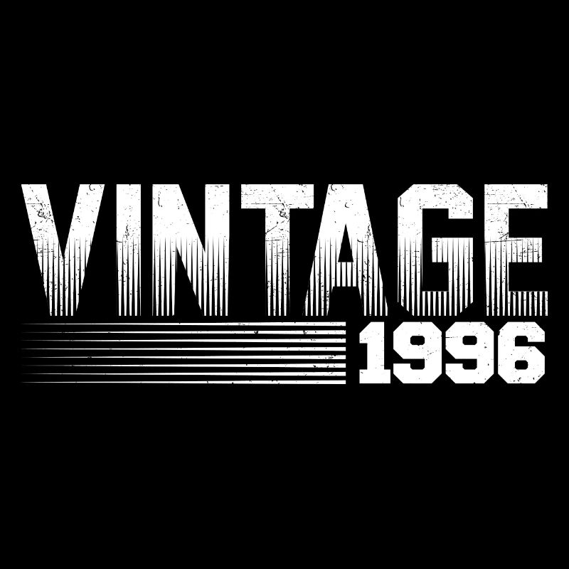Vintage 1996 Birthday Retro 1996