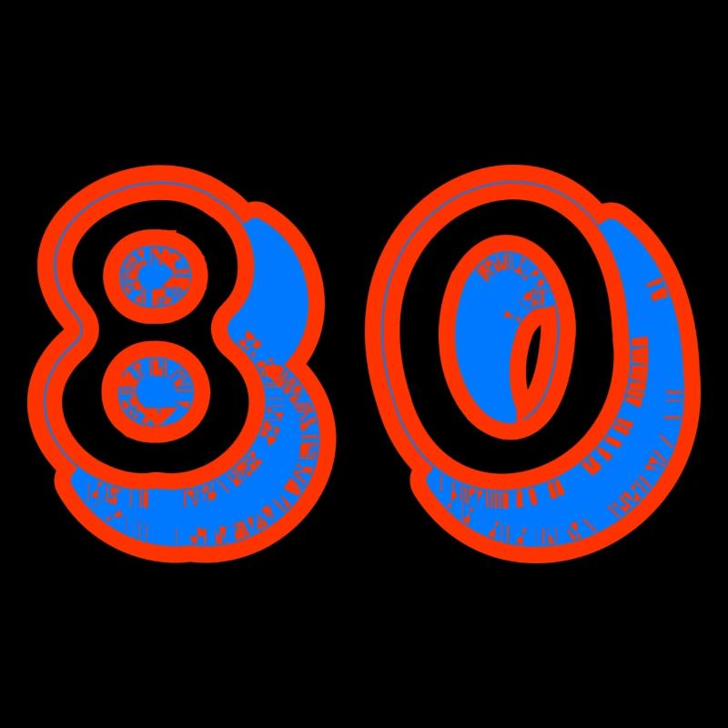80. 80 ANS. 80e ANNIVERSAIRE. ANNIVERSAIRE 80 ANS.