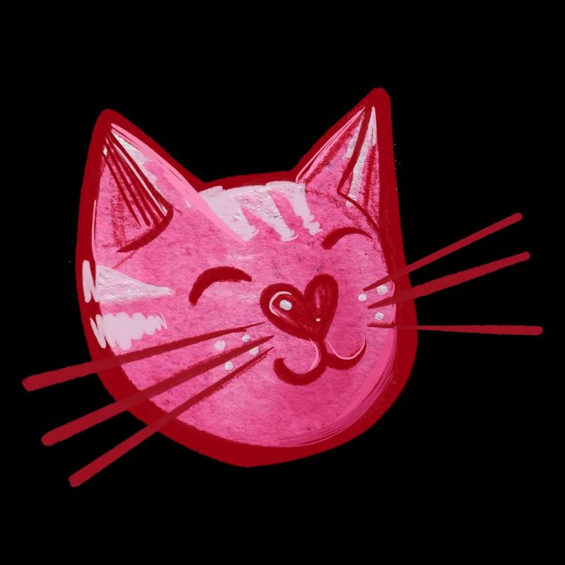 Chat chaton rose