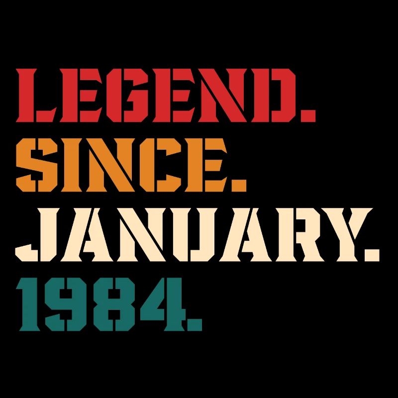 Legende seit Januar 1984