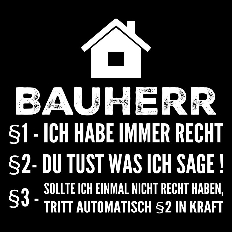 Builder House Construction Site Funny Gift