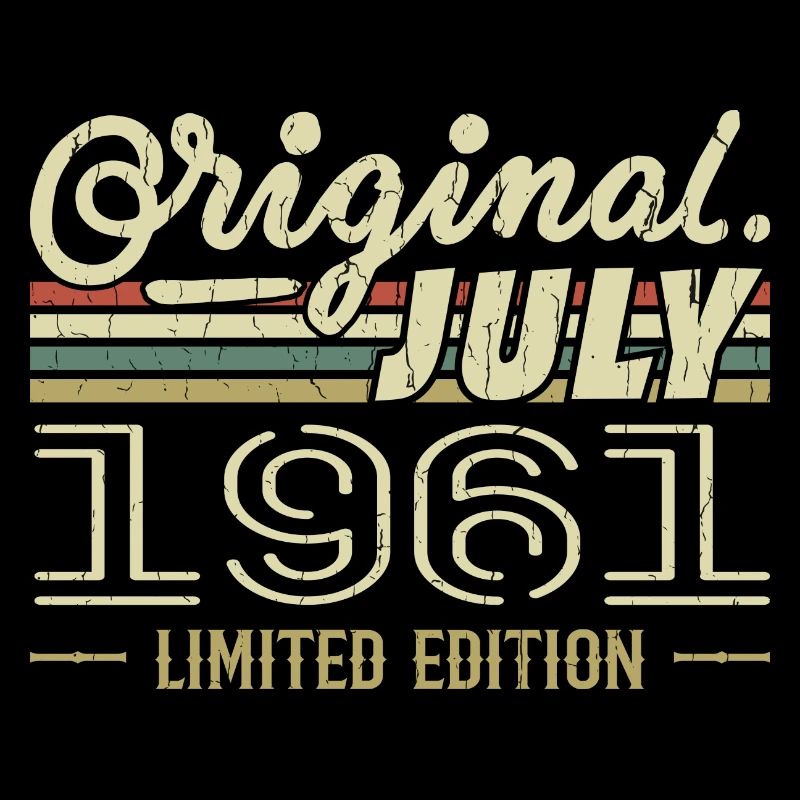 Juli 1961 Original Geburtstagsgeschenk 1961