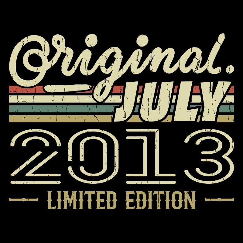 July 2013 Original Birthday Gift 2013