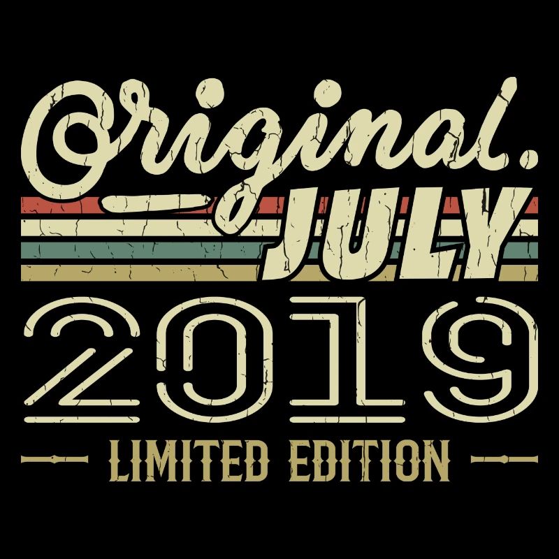 Juli 2019 Original Geburtstagsgeschenk 2019