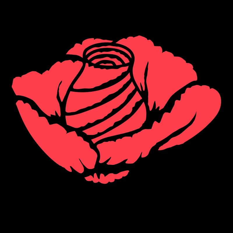 Hübsche Schöne Rose Blüte Blatt Röschen Romantisch