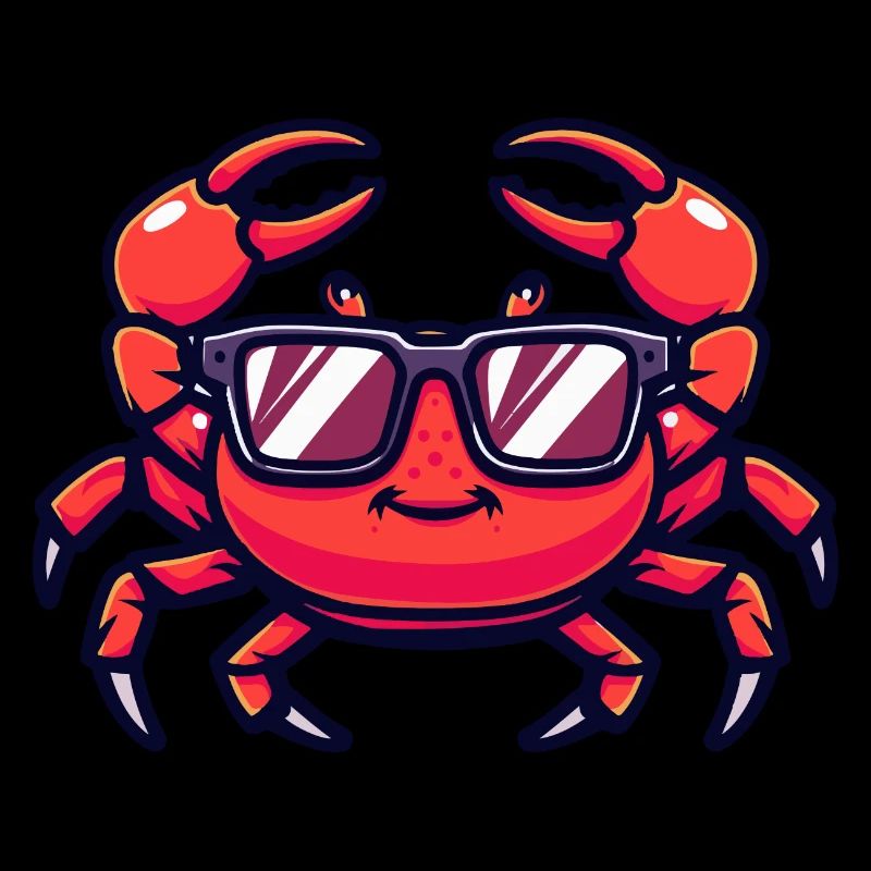 Krebs Krabbe Comic Cool