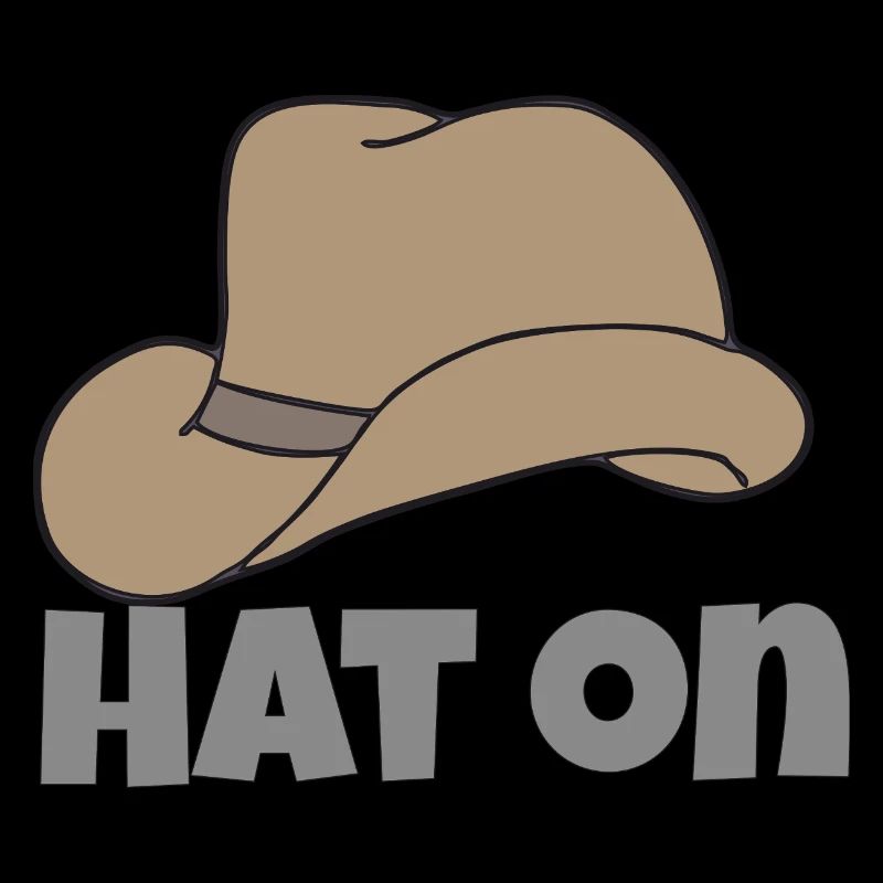 hat on