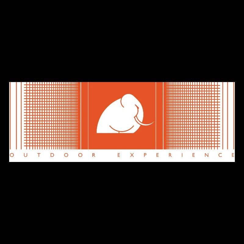 Mamood gradient check pattern orange