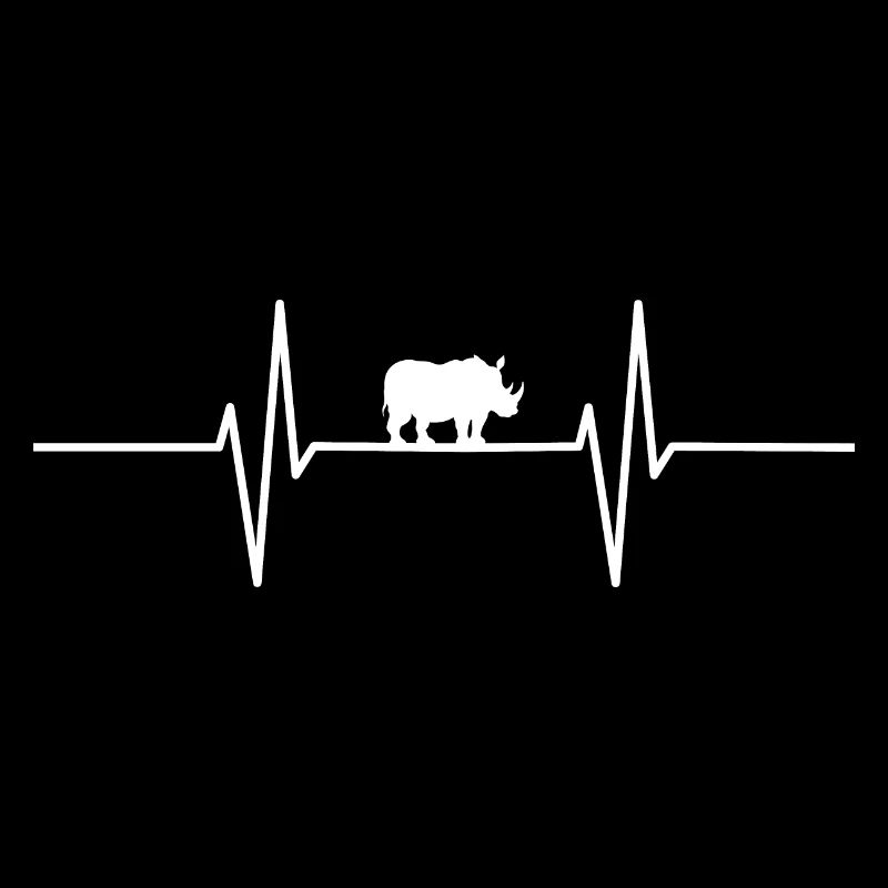 Herzschlag mit Nashorn