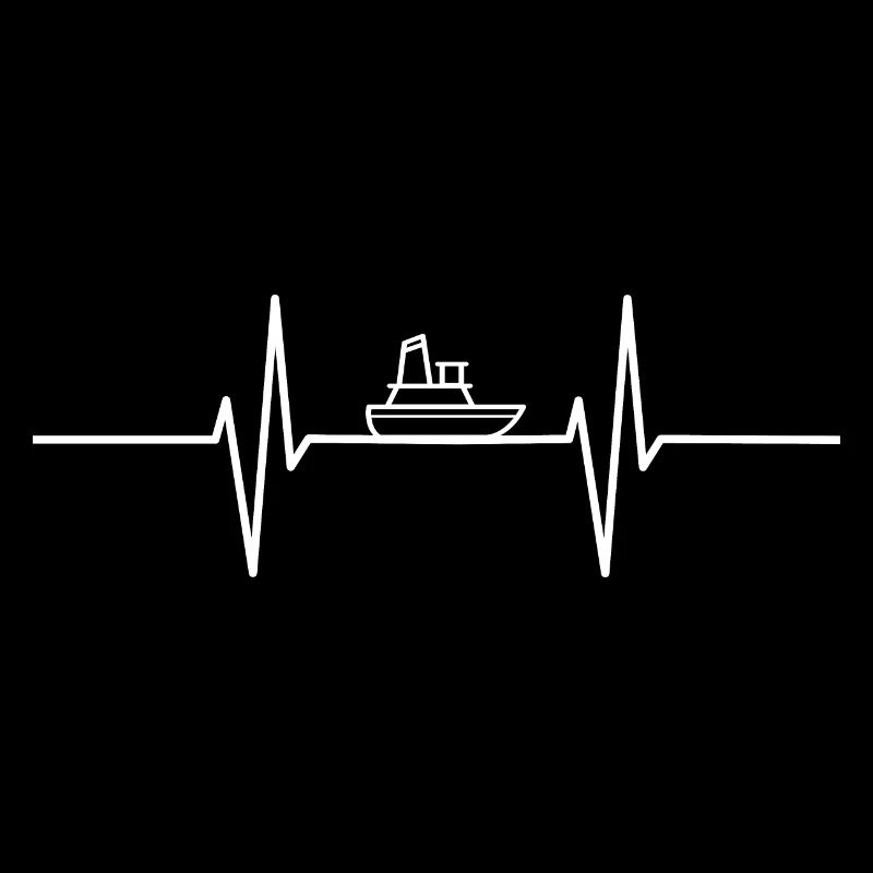 Herzschlag mit Boot