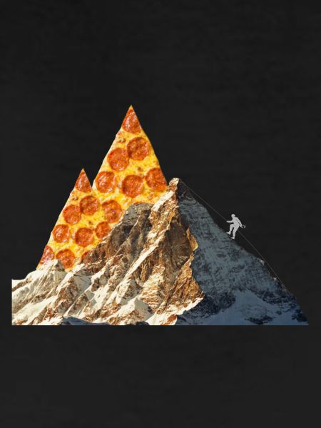 Pizza mountains