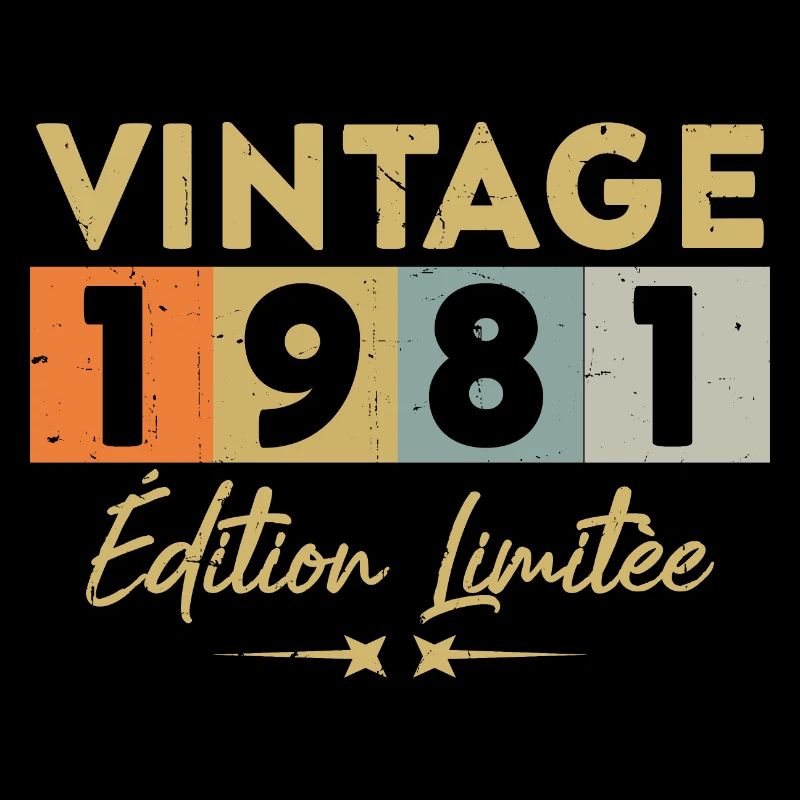 Vintage 1981 Édition Limitée